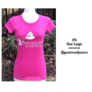 tNt Mr. Owl How many licks does it take? T Shirt L